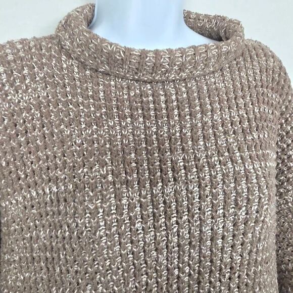 American Eagle Chunky Knit Turtleneck Sweater L - Picture 2 of 9